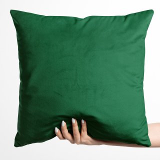 Sametový povlak na polštář Velvet Premium SVP-032 Zelený - Biante.cz Sametový povlak na polštář Velvet Premium SVP-032 Zelený - Biante.cz
