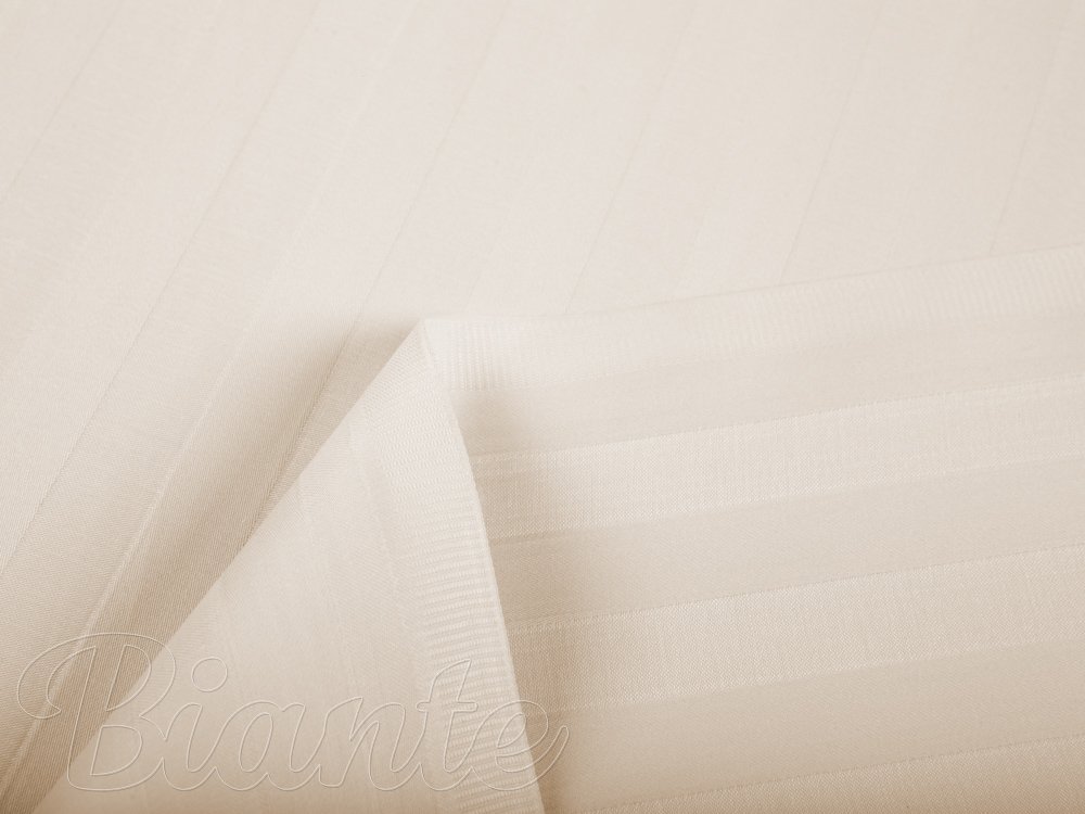 Damašek Atlas Gradl krémový - proužky 2 cm DM-016 - metráž šířka 150 cm - detail 3 - Biante.cz
