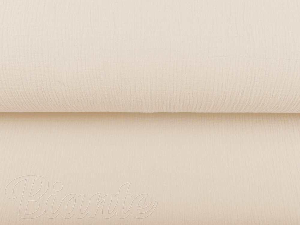 Mušelín dvojitá gázovina MSN-015 Krémová - metráž šířka 140 cm - detail 5 - Biante.cz Mušelín dvojitá gázovina MSN-015 Krémová - metráž šířka 140 cm - detail 5 - Biante.cz
