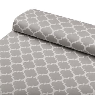 Bavlnená látka/plátno Sandra SA-188 Sivé Maroko - šírka 160 cm - detail 1 - Biante.sk