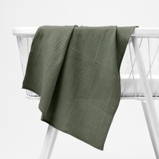 Mušelínová plienka/dečka Nature MSN-076 Zelená khaki - Biante.sk