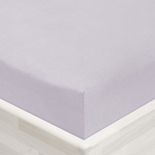 Dětské jersey napínací prostěradlo do postýlky JR-028 Světle šedé - detail 1 - Biante.cz