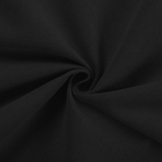 Potahová/dekorační látka Velur VLR-004 Černá - šířka 145 cm - Biante.cz