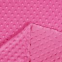 Dětská látka Minky 3D puntíky MKP-020 Růžovo fialová - šířka 150 cm - detail 3 - Biante.cz