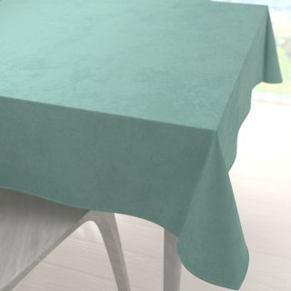 Sametový čtvercový ubrus Velvet Premium SVP-048 Pastelová ledově zelená - Biante.cz