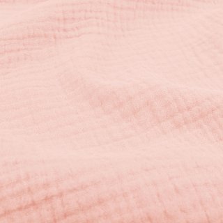 Mušelín dvojitá gázovina MSN-035 Bledo ružová - metráž šírka 140 cm - detail 1 - Biante.sk