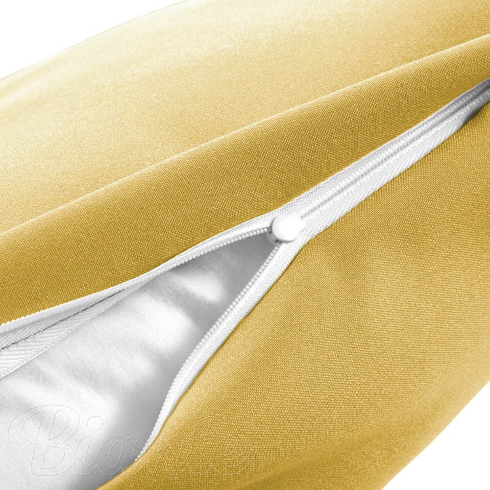 Dekorační povlak na polštář Rongo RG-098 Hořčicový - detail 1 - Biante.cz