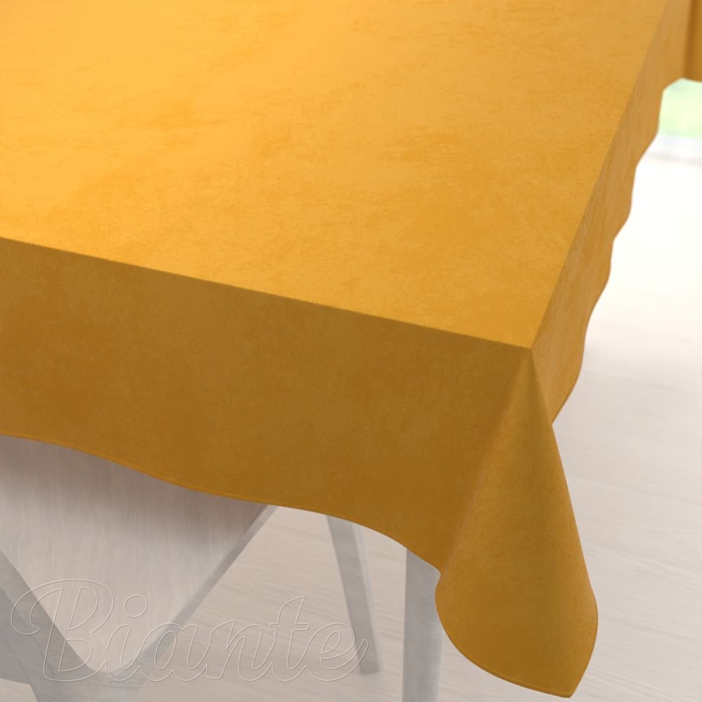 Sametový obdélníkový ubrus Velvet Premium SVP-037 Zlatavě oranžový - Biante.cz