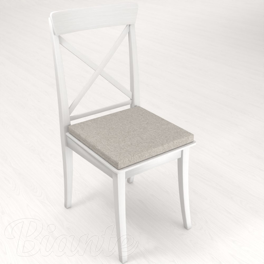 Čtvercový podsedák BKT-552 Přírodní režná - 38x38x3 cm - detail 1 - Biante.cz