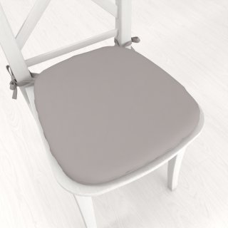 Oblý podsedák Rongo RG-101 Světle šedý - 39x37x3 cm - Biante.cz