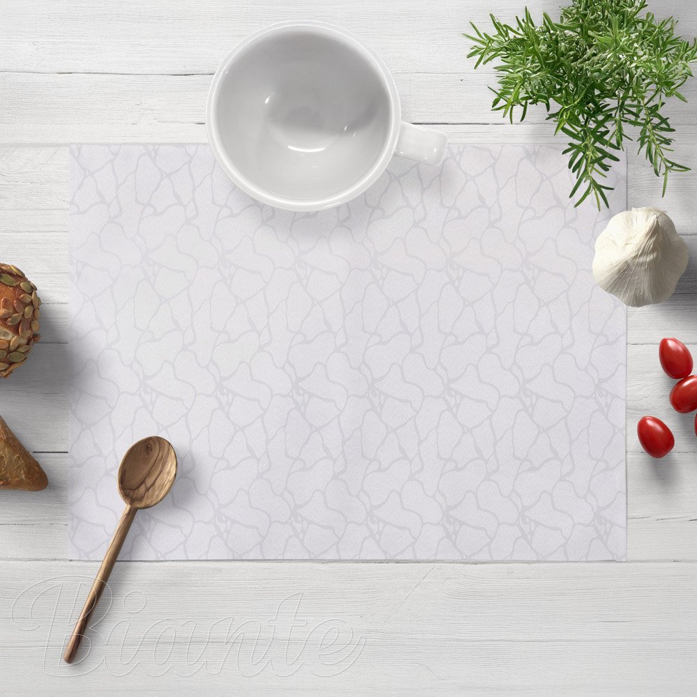 Dekoračné prestieranie na stôl Monako PM-123 Mramor biely - Biante.sk
