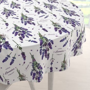 Dekoračný okrúhly obrus PML-084 Lavender - Biante.sk Dekoračný okrúhly obrus PML-084 Lavender - Biante.sk