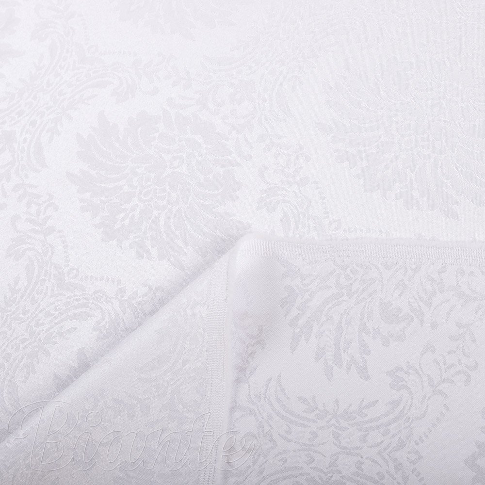 Dekorační látka Monako PM-122 Zámecký vzor bílý - šířka 320 cm - detail 5 - Biante.cz