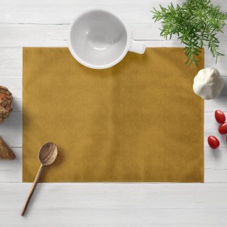 Sametové prostírání na stůl Velvet Premium SVP-009 Hořčicové - Biante.cz
