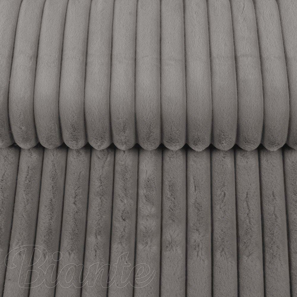 Plyš/umělá kožešina PL-008 Šedá - šířka 150 cm - detail 2 - Biante.cz
