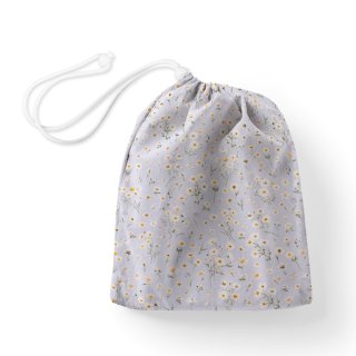 Bavlněný pytlík/sáček na přezůvky Sandra SA-617 Kopretinky na světle modrém - Biante.cz Bavlněný pytlík/sáček na přezůvky Sandra SA-617 Kopretinky na světle modrém - Biante.cz