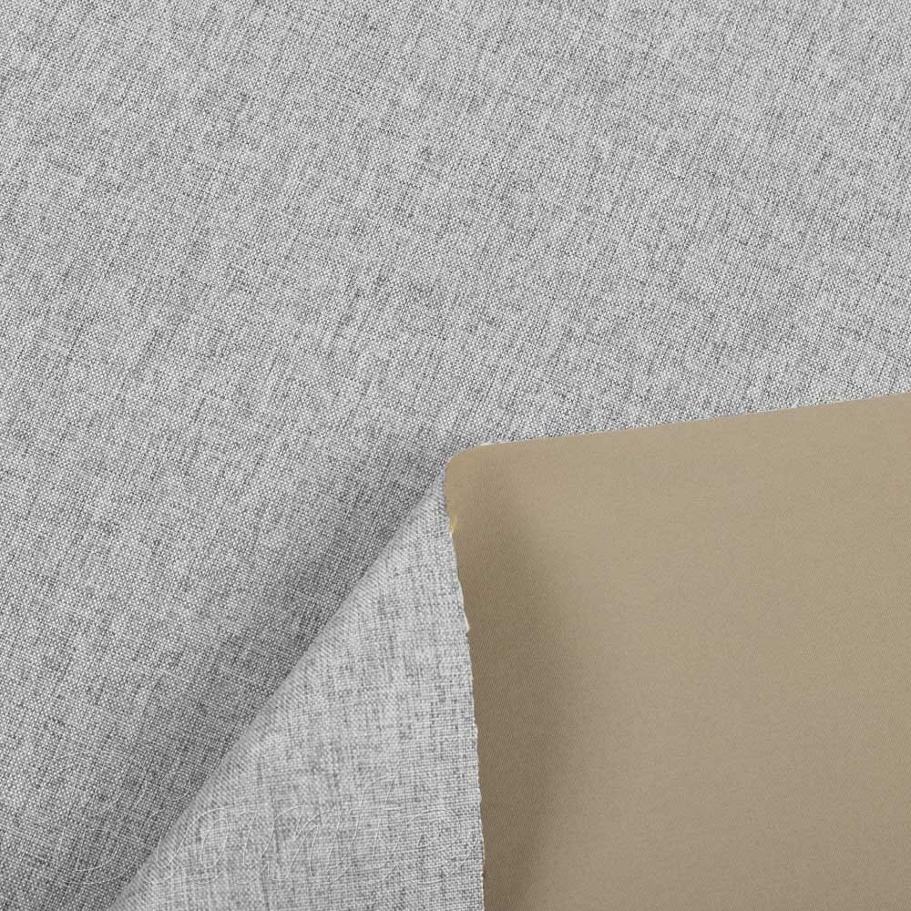 100% zatemňovacia látka Blackout BKW-259 Zelenkavo šedá žíhaná - šírka 280 cm - 2.AKOSŤ - detail 5 - Biante.sk