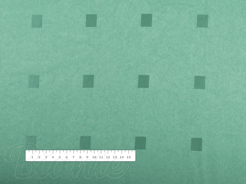 Dekorační látka PM-023 Čtverečky na světle zeleném - šířka 150 cm - detail 3 - Biante.cz Dekorační látka PM-023 Čtverečky na světle zeleném - šířka 150 cm - detail 3 - Biante.cz