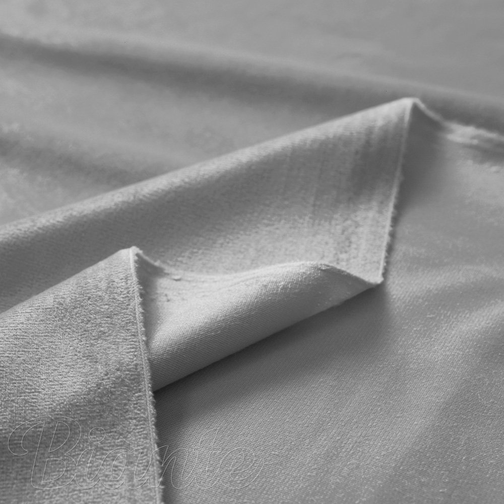 Sametová látka Velvet Premium SVP-039 Šedá - šířka 280 cm - detail 5 - Biante.cz