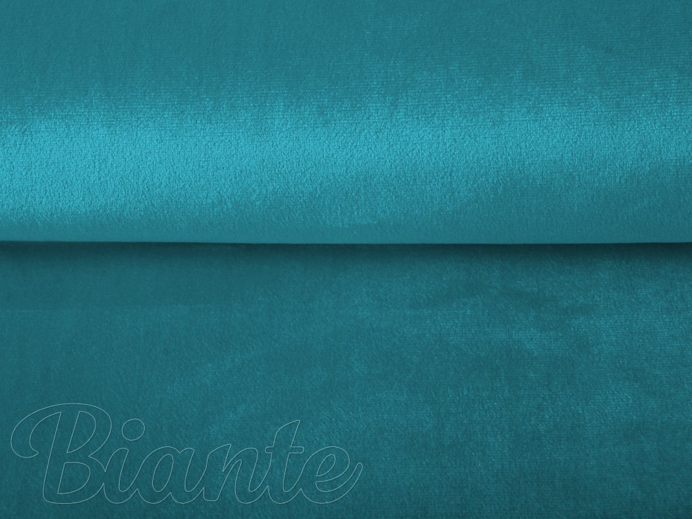 Sametová látka Velvet Premium SVP-035 Tyrkysově modrá - šířka 280 cm - detail 2 - Biante.cz Sametová látka Velvet Premium SVP-035 Tyrkysově modrá - šířka 280 cm - detail 2 - Biante.cz
