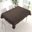 Sametový obdélníkový ubrus Velvet Premium SVP-016 Tmavě hnědý - detail 1 - Biante.cz