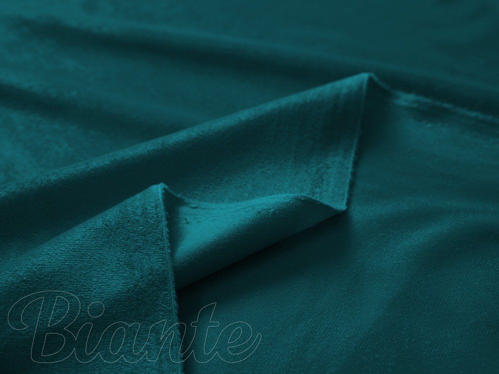 Sametová látka Velvet Premium SVP-025 Petrolejová - šířka 145 cm - detail 5 - Biante.cz Sametová látka Velvet Premium SVP-025 Petrolejová - šířka 145 cm - detail 5 - Biante.cz