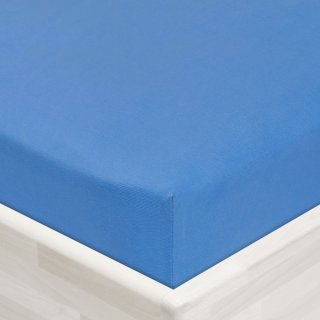 Detské jersey napínacie prestieradlo do postieľky JR-015 Svetlo modré - detail 1 - Biante.sk