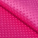 Dětská látka Minky 3D puntíky MKP-018 Purpurová - šířka 150 cm - Biante.cz