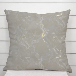 Sametový povlak na polštář Isabela IBL-019 Zlatý/kouřový mramor na šedobéžovém - Biante.cz Sametový povlak na polštář Isabela IBL-019 Zlatý/kouřový mramor na šedobéžovém - Biante.cz