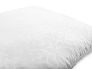 Dekorační látka Sofia SF-001 Bílé vyrážené větvičky s lístky - šířka 160 cm