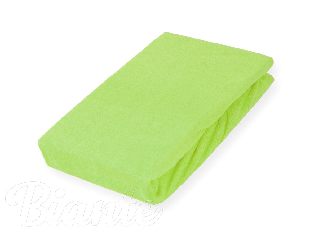 Froté napínací prostěradlo FR-019 Zářivě zelené - detail 2 - Biante.cz