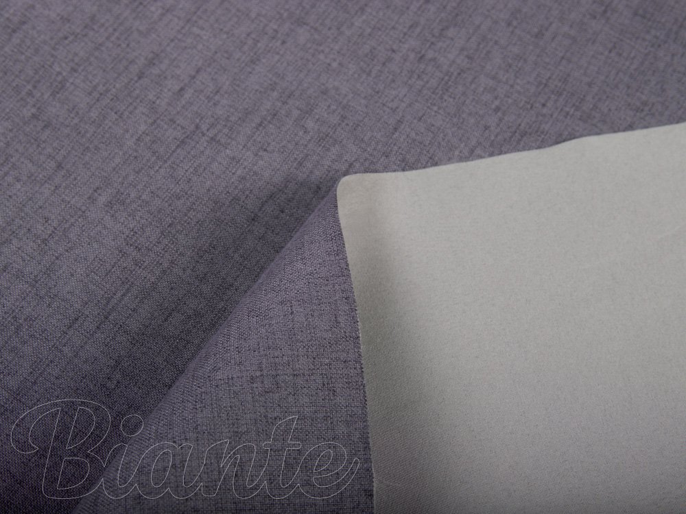 100% zatemňovací látka Blackout BKW-202 Tmavě šedá žíhaná - šířka 140 cm - detail 5 - Biante.cz