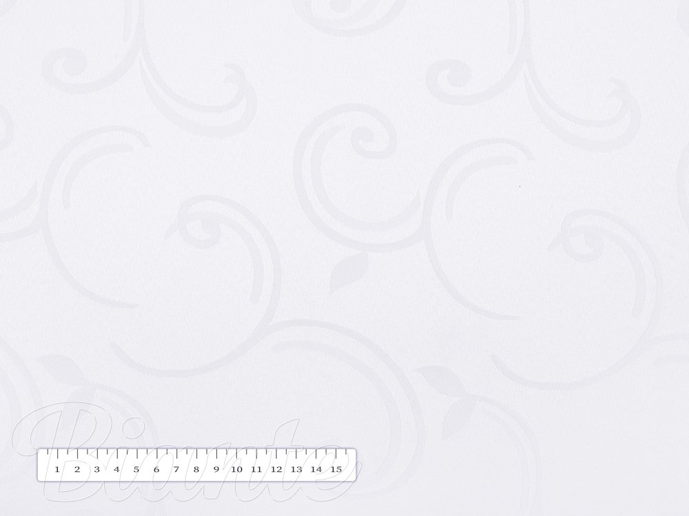 Teflonová látka na ubrusy TF-100 Bílé ornamenty s lístky - šířka 155 cm - detail 6 - Biante.cz Teflonová látka na ubrusy TF-100 Bílé ornamenty s lístky - šířka 155 cm - detail 6 - Biante.cz