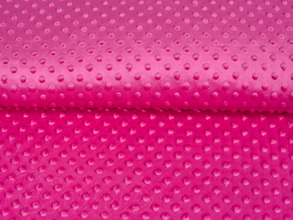 Dětská látka Minky 3D puntíky MKP-018 Purpurová - šířka 150 cm - detail 4 - Biante.cz Dětská látka Minky 3D puntíky MKP-018 Purpurová - šířka 150 cm - detail 4 - Biante.cz