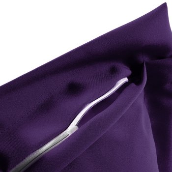 Dekorační povlak na polštář s lemem Rongo RG-082 Tmavě fialový - detail 1 - Biante.cz