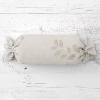 Polštář válec bonbon Sandra SA-681 Eukalyptové listy na světlém pastelově zeleném - Biante.cz Polštář válec bonbon Sandra SA-681 Eukalyptové listy na světlém pastelově zeleném - Biante.cz