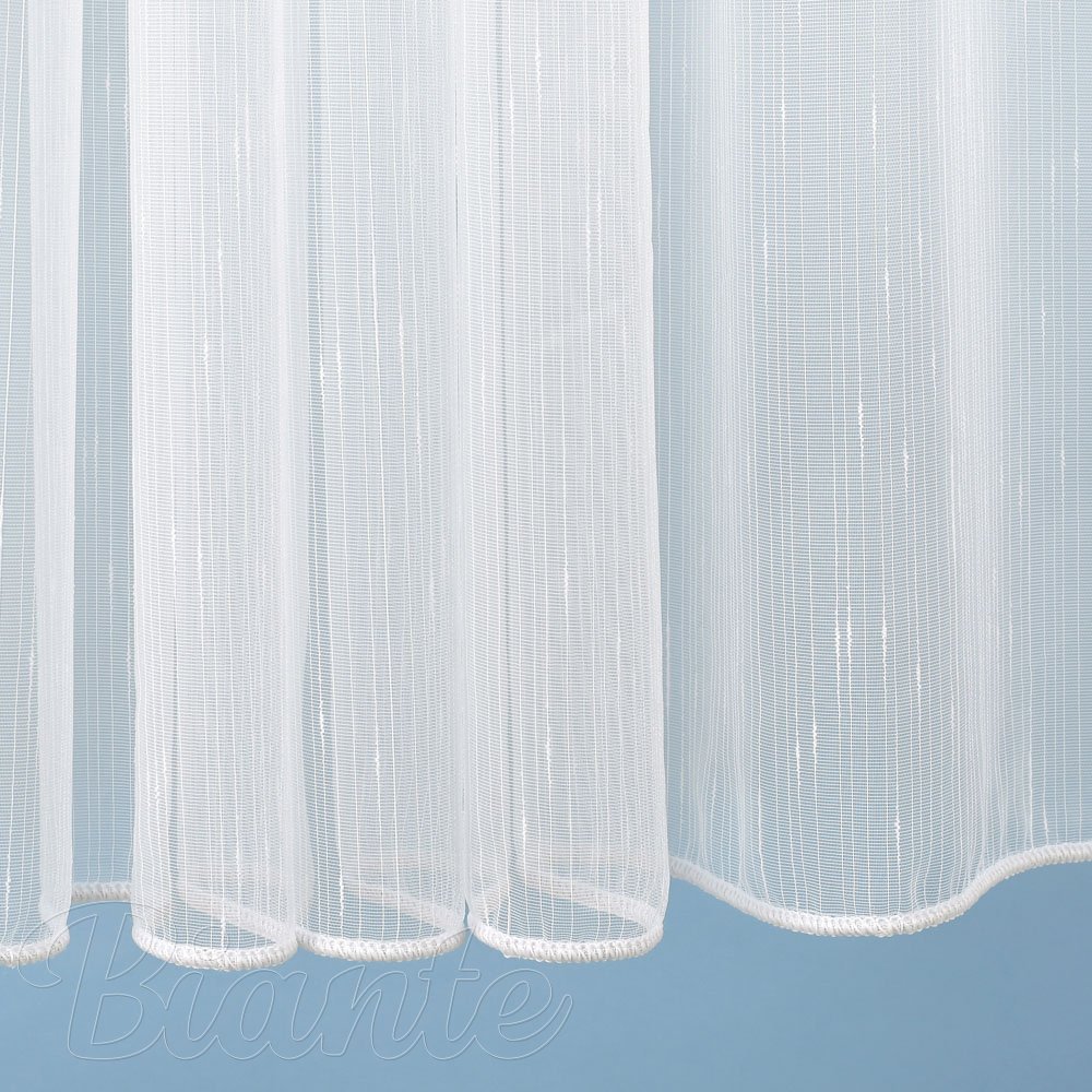 Záclona bílá s olůvkem vzor Prší - ZAC-023 výška 160 cm a 330 cm - detail 4 - Biante.cz