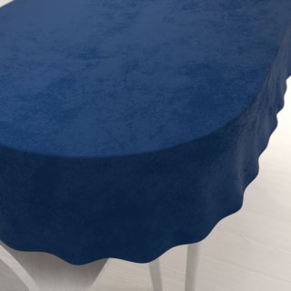 Sametový oválný ubrus Velvet Premium SVP-036 Námořnická modrá - Biante.cz Sametový oválný ubrus Velvet Premium SVP-036 Námořnická modrá - Biante.cz