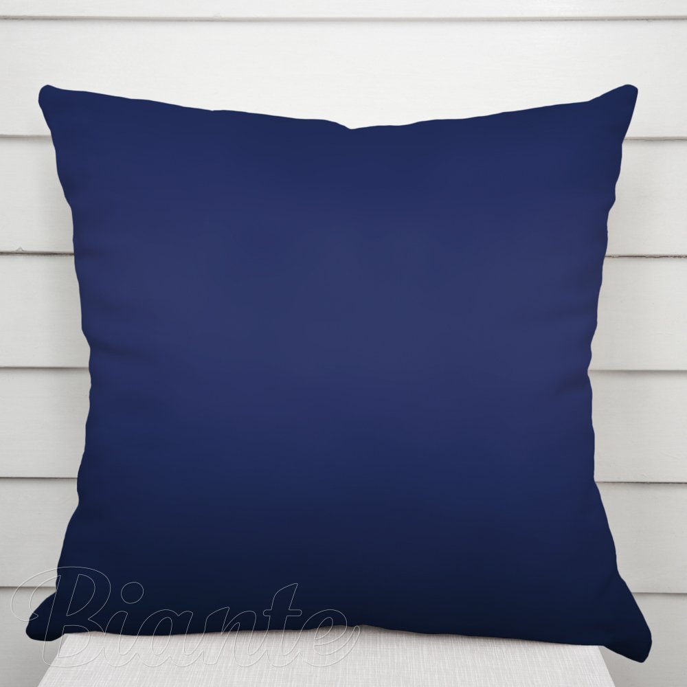 Saténový povlak na polštář LUX-039 Námořnická modrá - Biante.cz