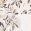 PVC obrus Sivo-zlaté abstraktné listy na svetlo béžovom PV-209 - metráž š. 140 cm - detail 3 - Biante.sk