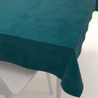 Sametový obdélníkový ubrus Velvet Premium SVP-025 Petrolejový - Biante.cz