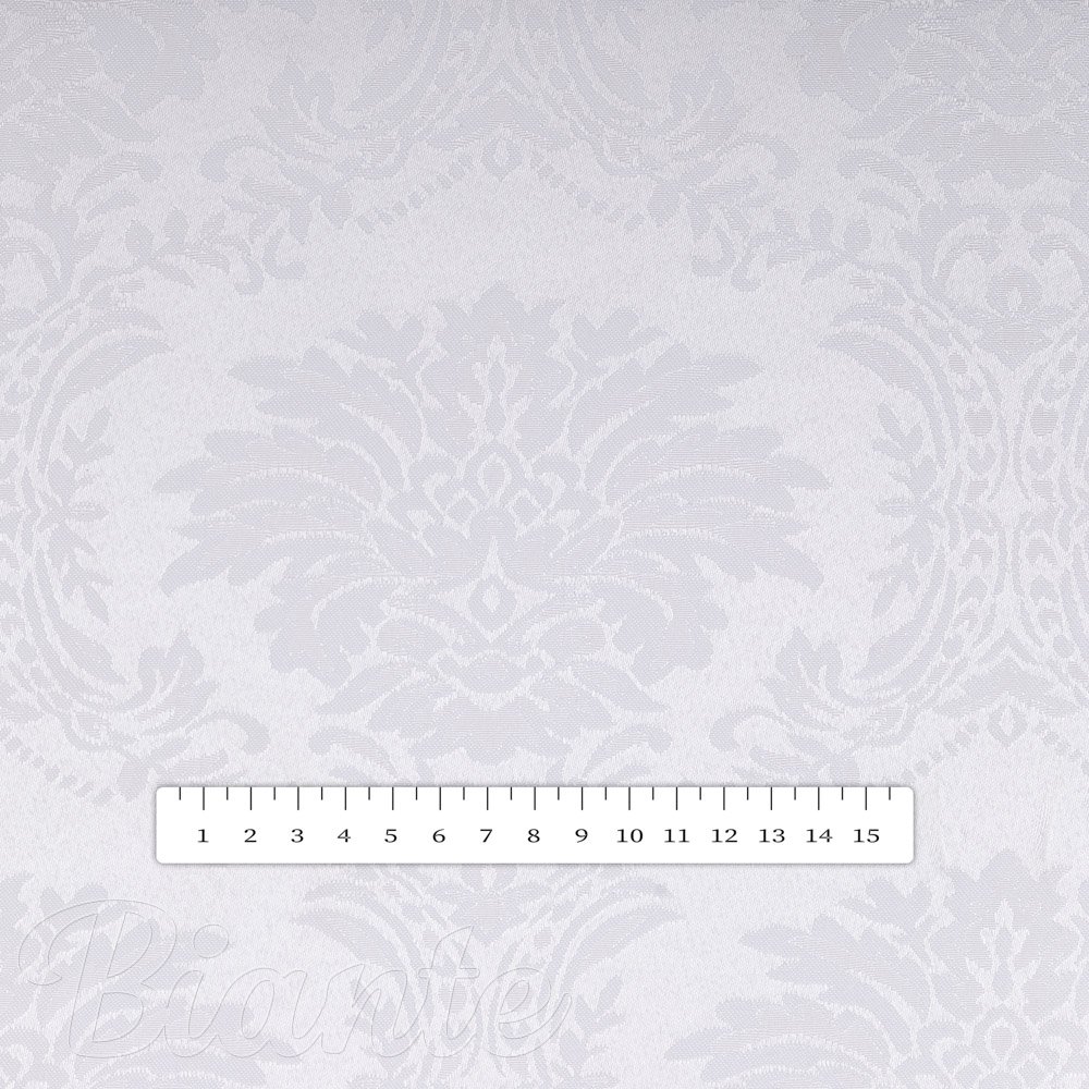 Dekorační látka Monako PM-122 Zámecký vzor bílý - šířka 320 cm - detail 6 - Biante.cz