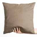 Sametový povlak na polštář Velvet Premium SVP-034 Kávově hnědý - Biante.cz