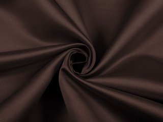 Látka polyesterový satén LUX-L042 Čokoládově hnědá - šířka 150 cm - detail 1 - Biante.cz Látka polyesterový satén LUX-L042 Čokoládově hnědá - šířka 150 cm - detail 1 - Biante.cz
