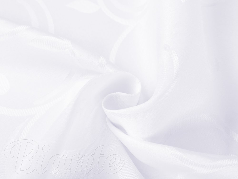 Teflonová látka na ubrusy TF-100 Bílé ornamenty s lístky - šířka 155 cm - detail 1 - Biante.cz Teflonová látka na ubrusy TF-100 Bílé ornamenty s lístky - šířka 155 cm - detail 1 - Biante.cz
