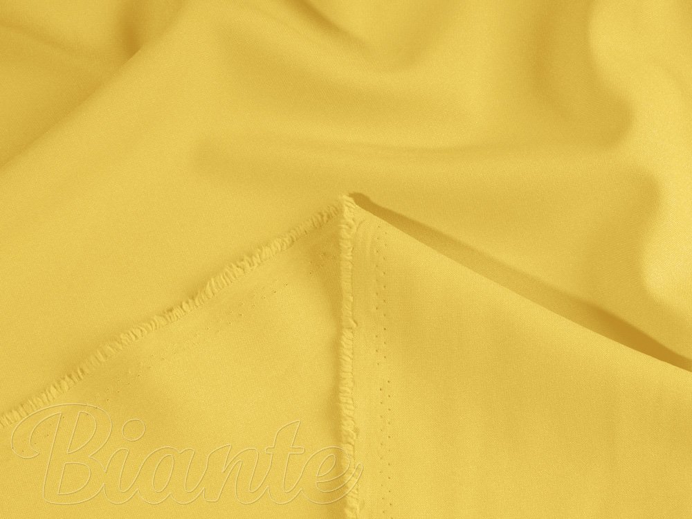 Dekorační jednobarevná látka Rongo RG-090 Světle žlutá - šířka 150 cm - detail 2 - Biante.cz