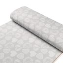 Dekorační látka PML-071 Srdce s ornamenty na šedém - šířka 150 cm - detail 1 - Biante.cz
