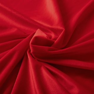 Sametová látka Velvet Premium SVP-051 Sytě červená - šířka 280 cm