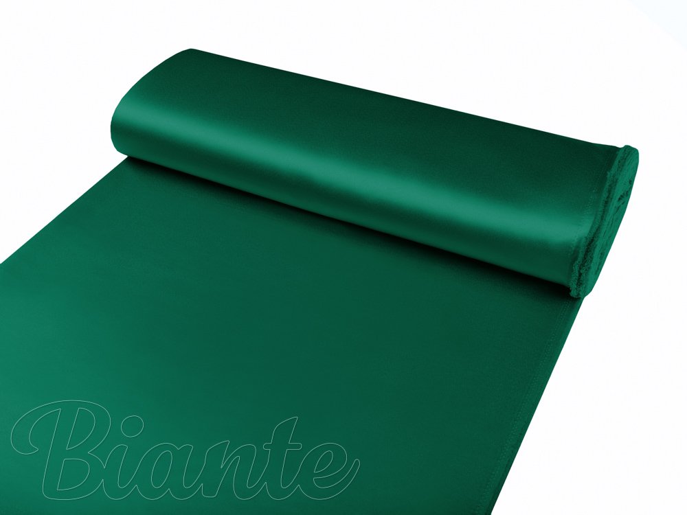 Látka polyesterový satén LUX-038 Tmavě zelená - šířka 150 cm - detail 3 - Biante.cz