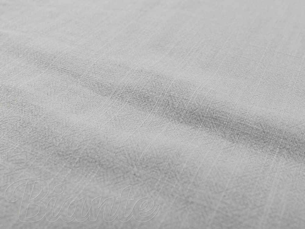Lněná látka LEN-007 Šedá - metráž šířka 140 cm - detail 5 - Biante.cz